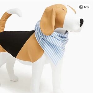 J. Crew crewmutts set of 2 dog bandanas (new without tags)